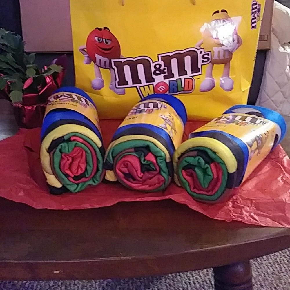 M & M World Fleece Blanket